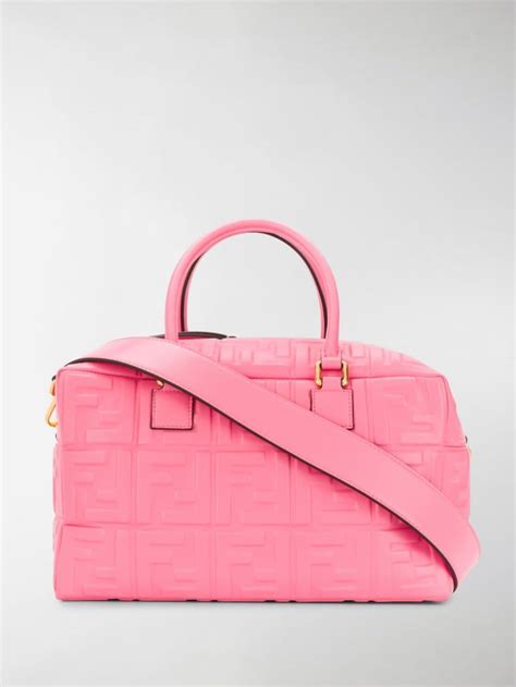 fendi handbags kan pink|fendi pink leather boston bag.